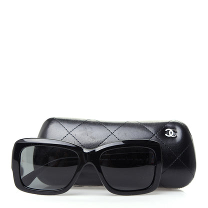 Chanel CC Camellia Sunglasses 5249 Black 7 of 7