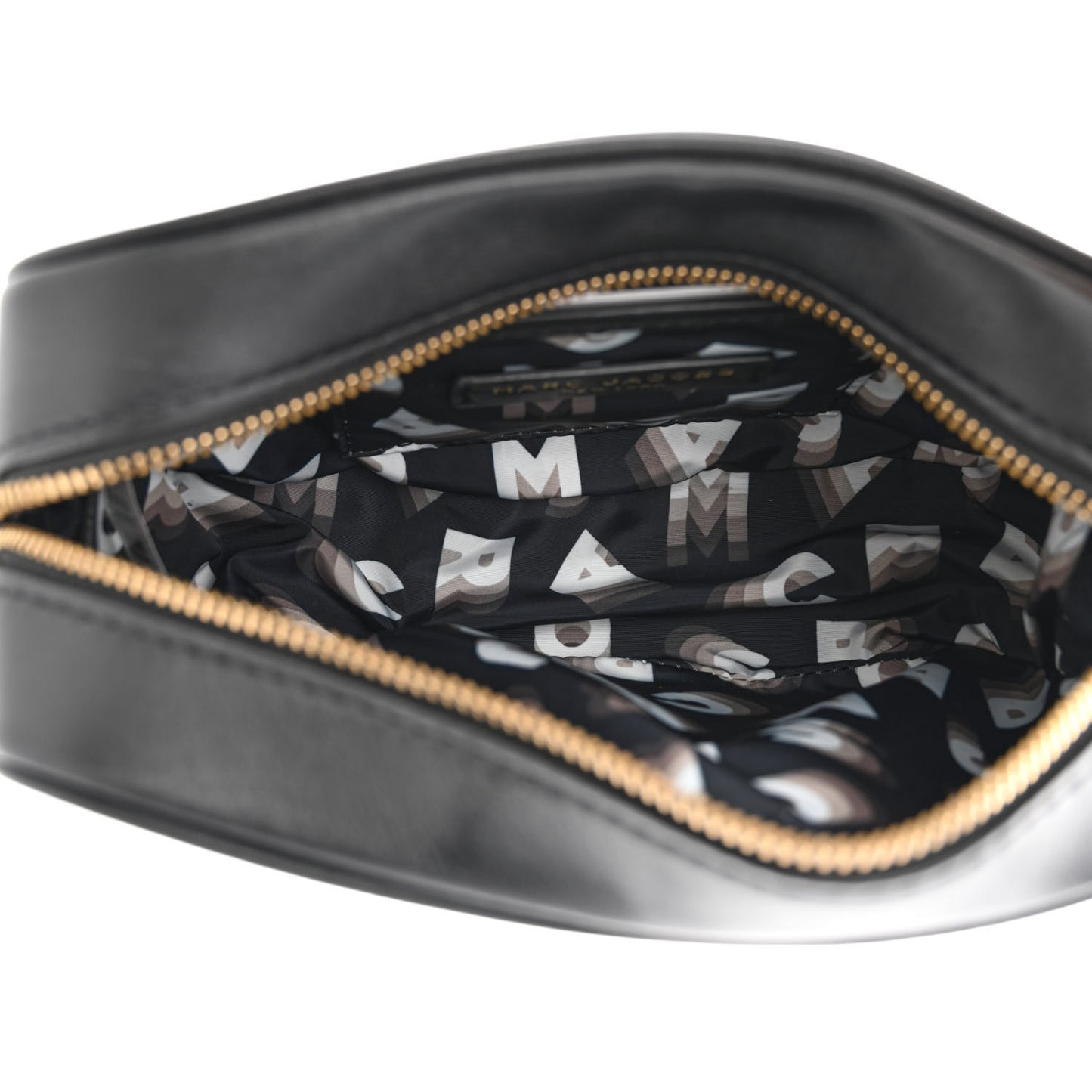Calfskin Signet Flash Camera Bag Black