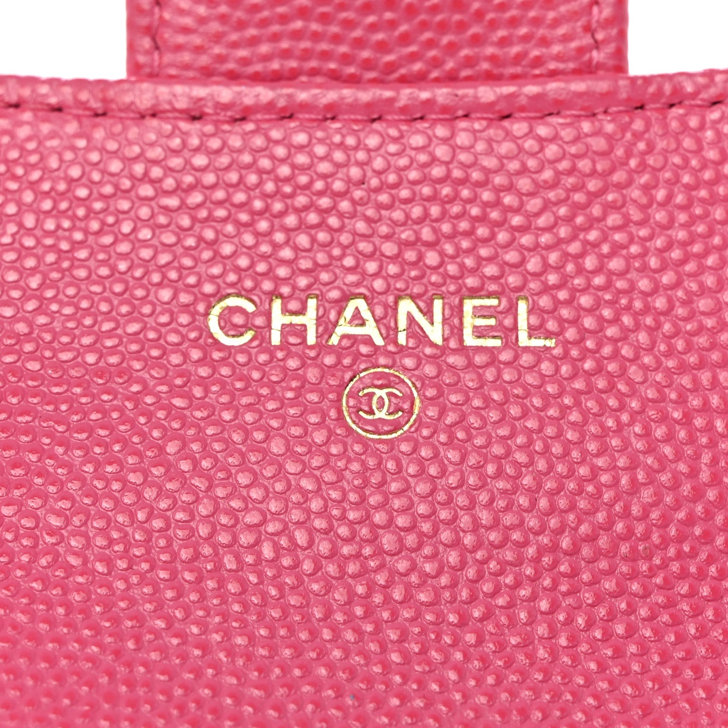 Chanel Caviar Quilted Flap Card Holder Wallet Pink 6 of 9