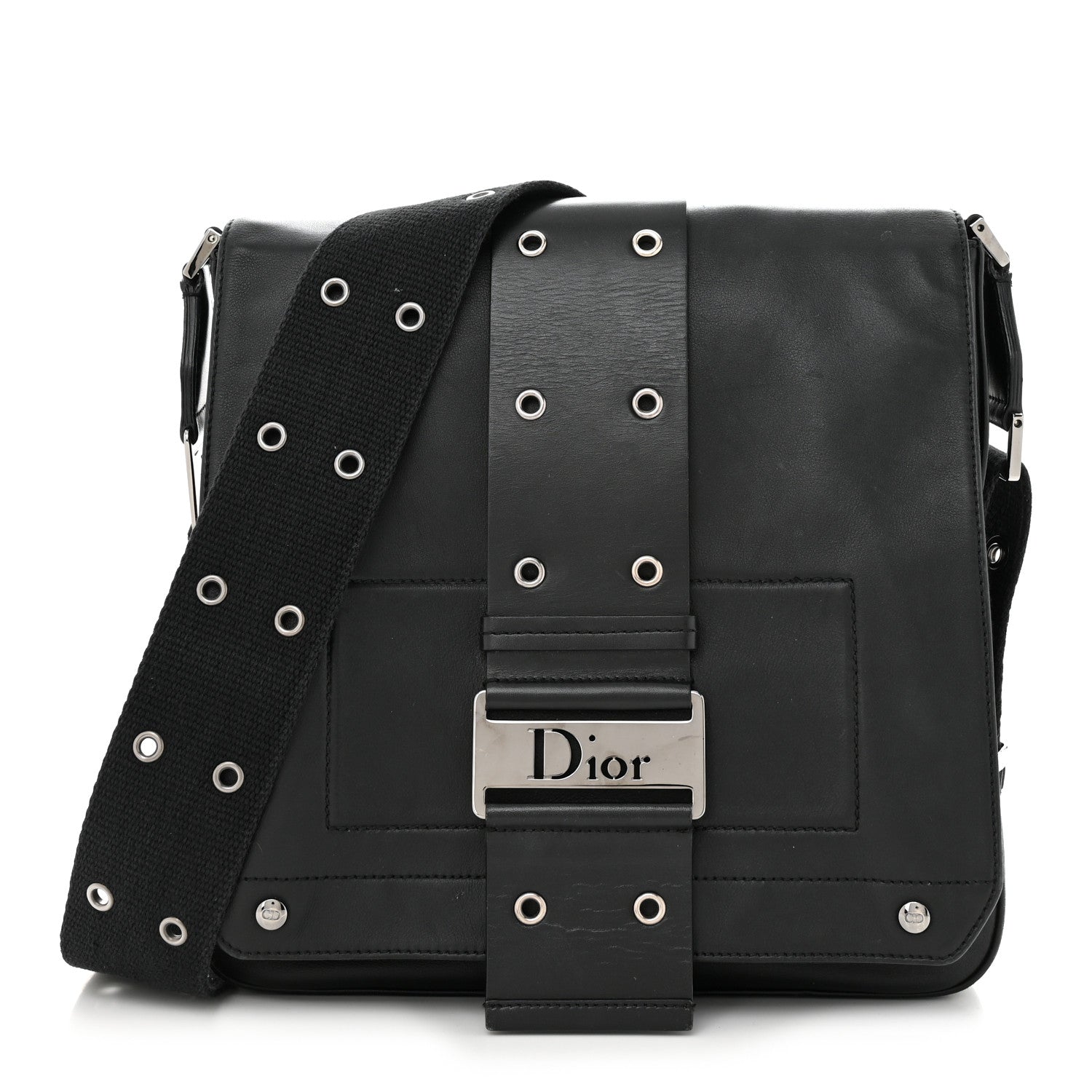 Christian Dior Calfskin Street Chic Messenger Black 1 of 13
