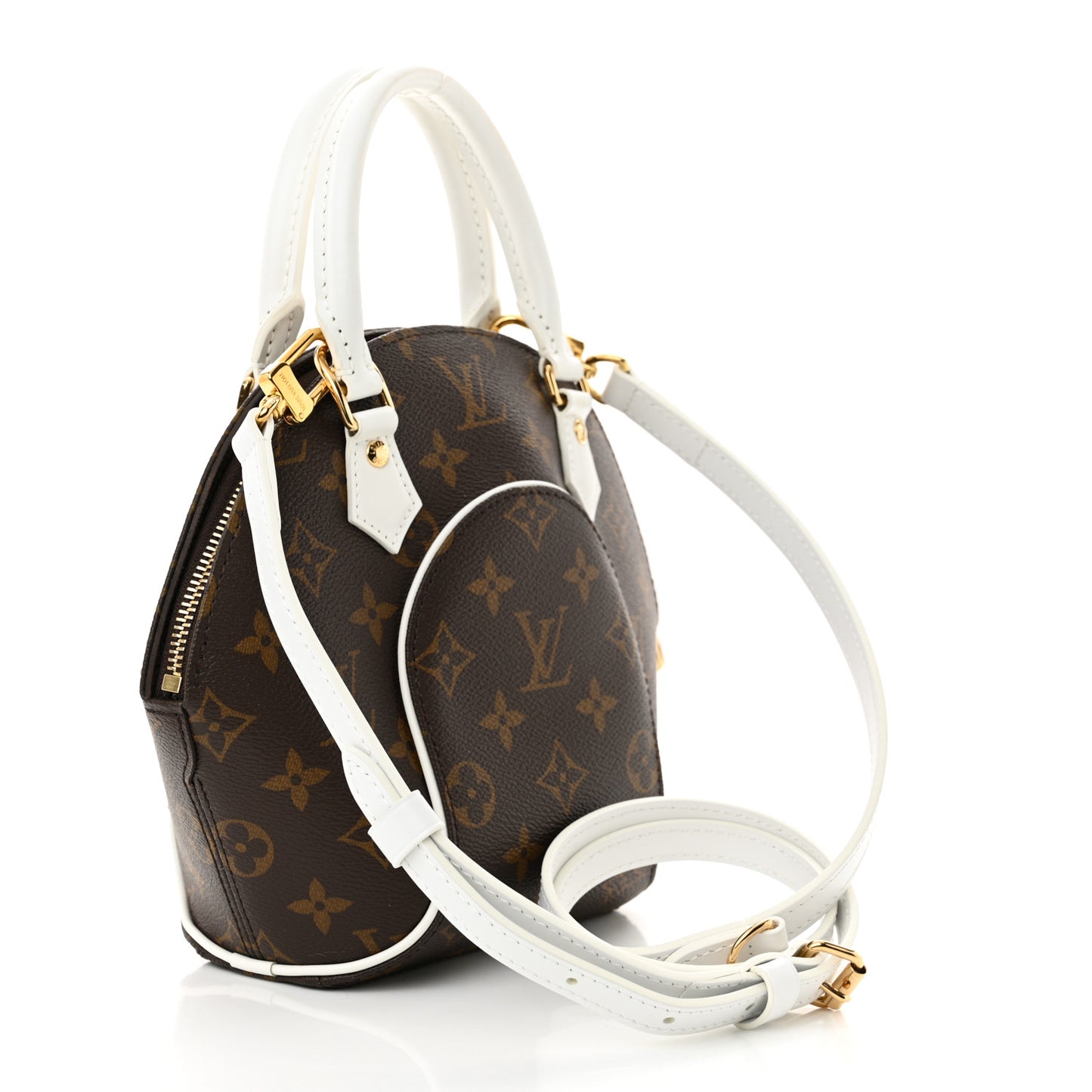 Monogram LV Match Ellipse BB White
