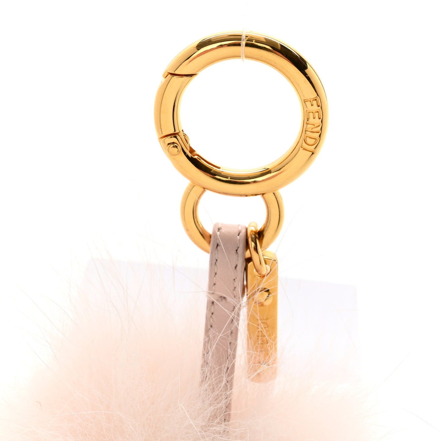 Fox Rabbit Fur Nappa Metal Small Monster Bag Bug Cube Charm Cheesecake