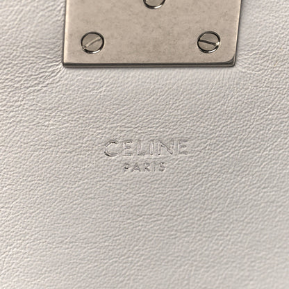 Celine Shiny Calfskin Medium C Bag Pale Grey 6 of 9