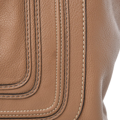 Chloe Calfskin Large New Marcie Tote Nut 9 of 9