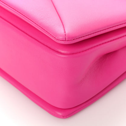 Valentino Garavani Nappa One Stud Chain Clutch Pink PP 8 of 8