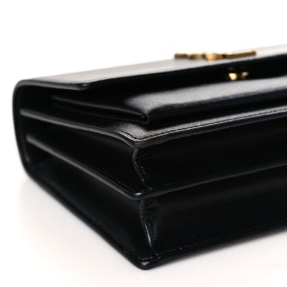 Saint Laurent Calfskin Medium Monogram Sunset Black 7 of 9