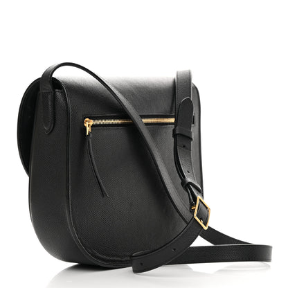 Celine Grained Calfskin Medium Trotteur Black 3 of 15