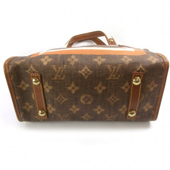 Louis Vuitton Monogram Rayures Tisse Sac PM 4 of 9