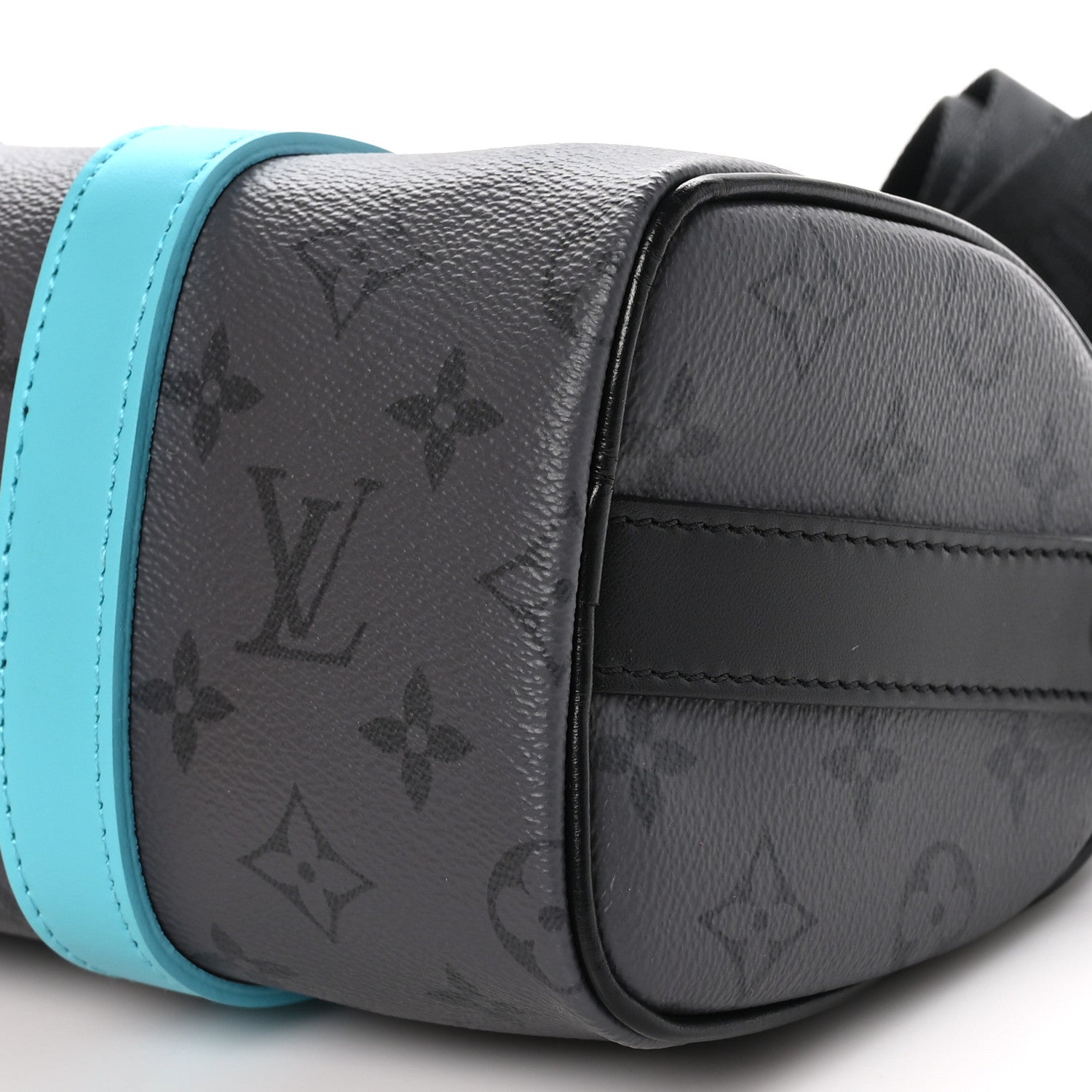 Louis Vuitton Reverse Monogram Eclipse Keepall Bandouliere 25 Turquoise 9 of 10