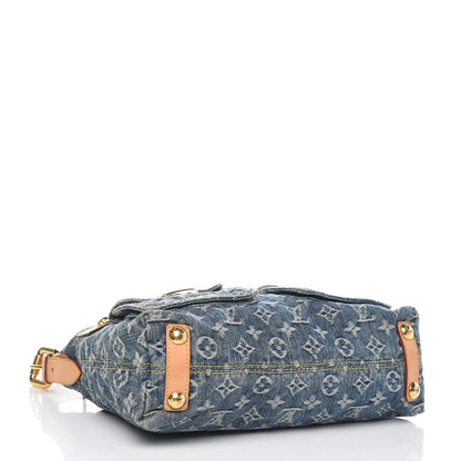 Louis Vuitton Monogram Denim Baggy PM Blue 5 of 10