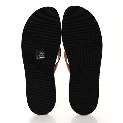 Hermes Calfskin Mens Estival Sandals 44.5 5 of 9