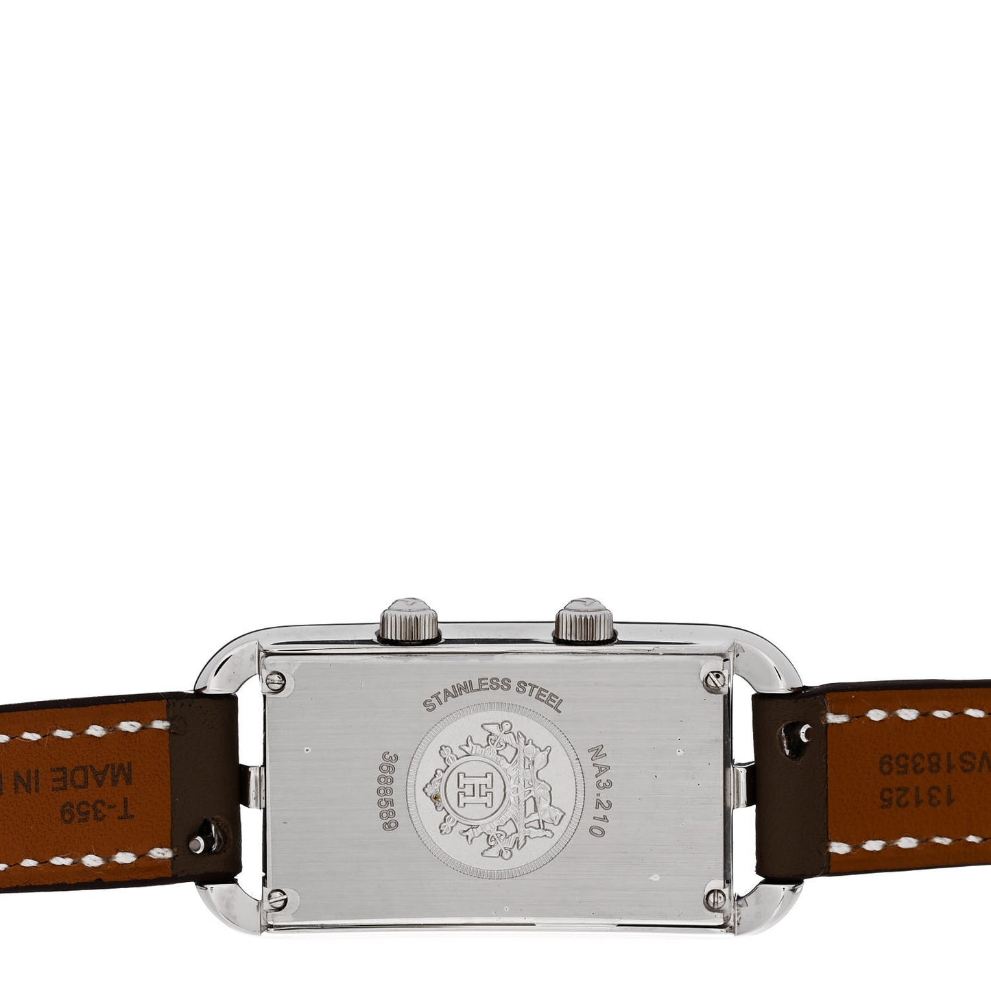 Stainless Steel Swift 22mm Nantucket Dual Time Quartz Watch Etoupe