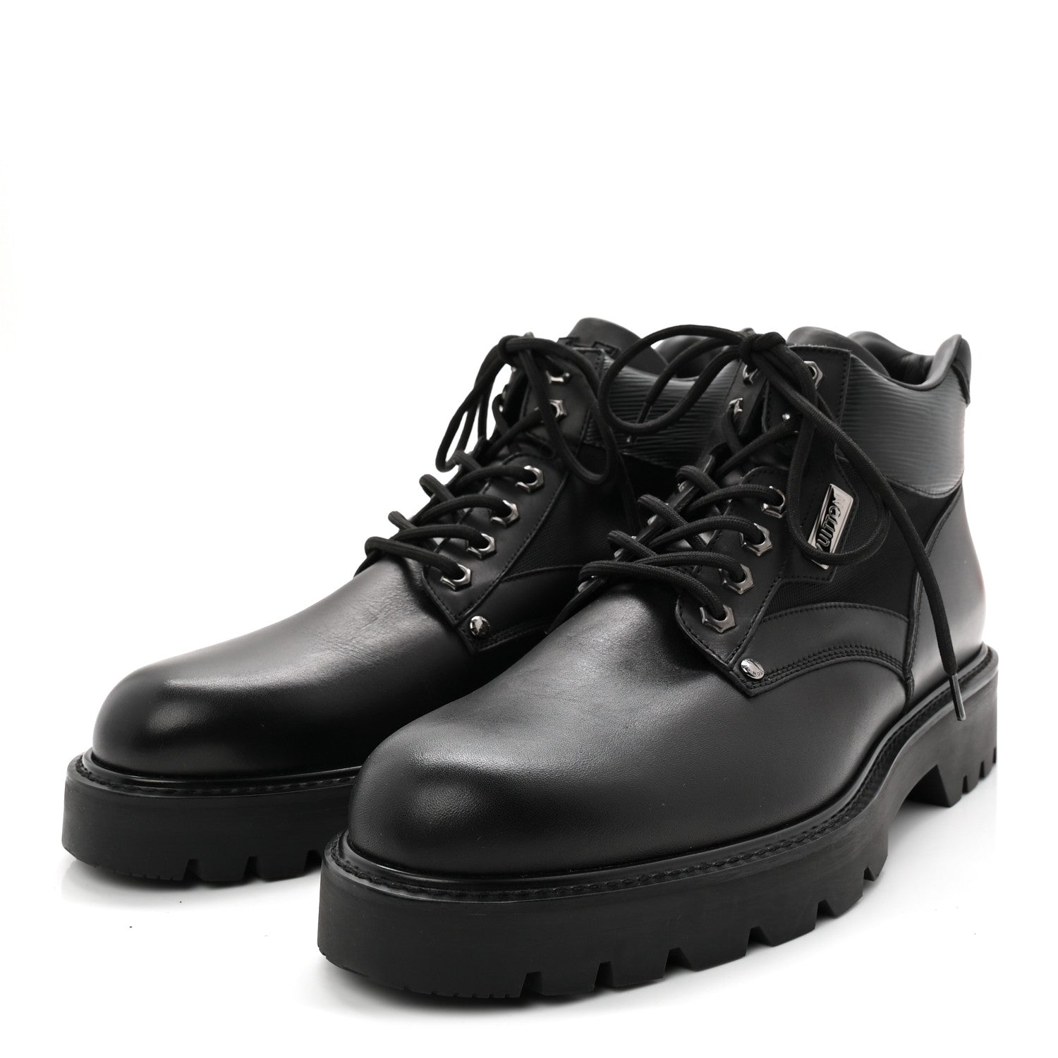 Louis Vuitton Calfskin Epi Oberkampf Ankle Boots 9.5 Black 3 of 9