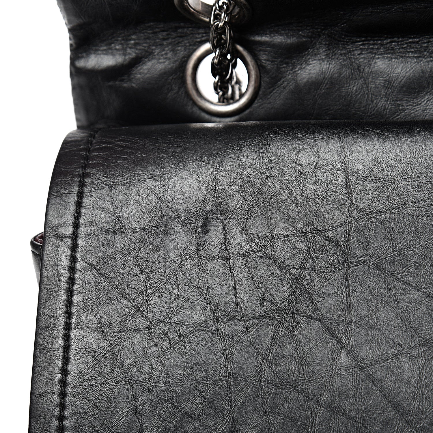 Chanel Aged Calfskin Quilted 2.55 Reissue 227 Flap Black 15 of 16