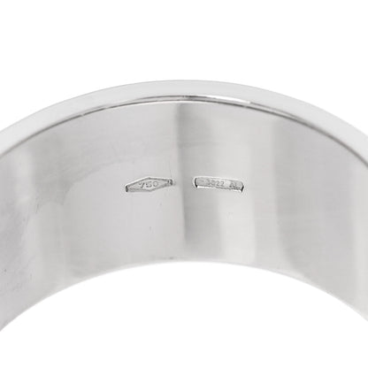 Gucci 18K White Gold Wide Icon Ring 54 6.75 5 of 6