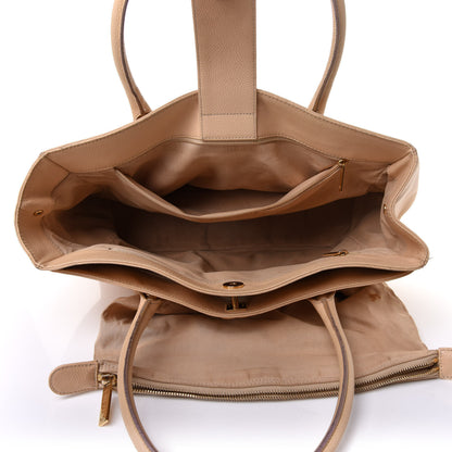 Chanel Calfskin Cerf Executive Shopper Tote Beige 4 of 14