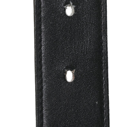 Hermes Swift Togo 32mm H Belt 95 Black Chocolate 6 of 6
