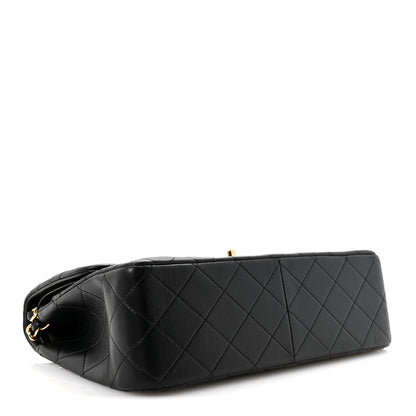 Chanel Lambskin Quilted Jumbo Double Flap Black 4 of 11