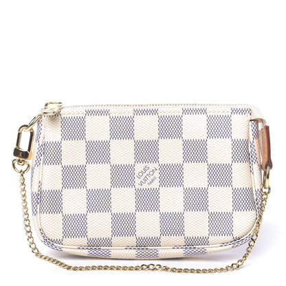 Louis Vuitton Damier Azur Mini Pochette Accessories 1 of 8