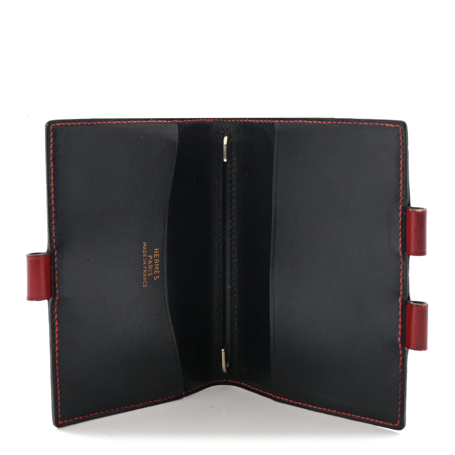 Hermes Box Vision Agenda Cover PM Rouge Vif Black 1892036