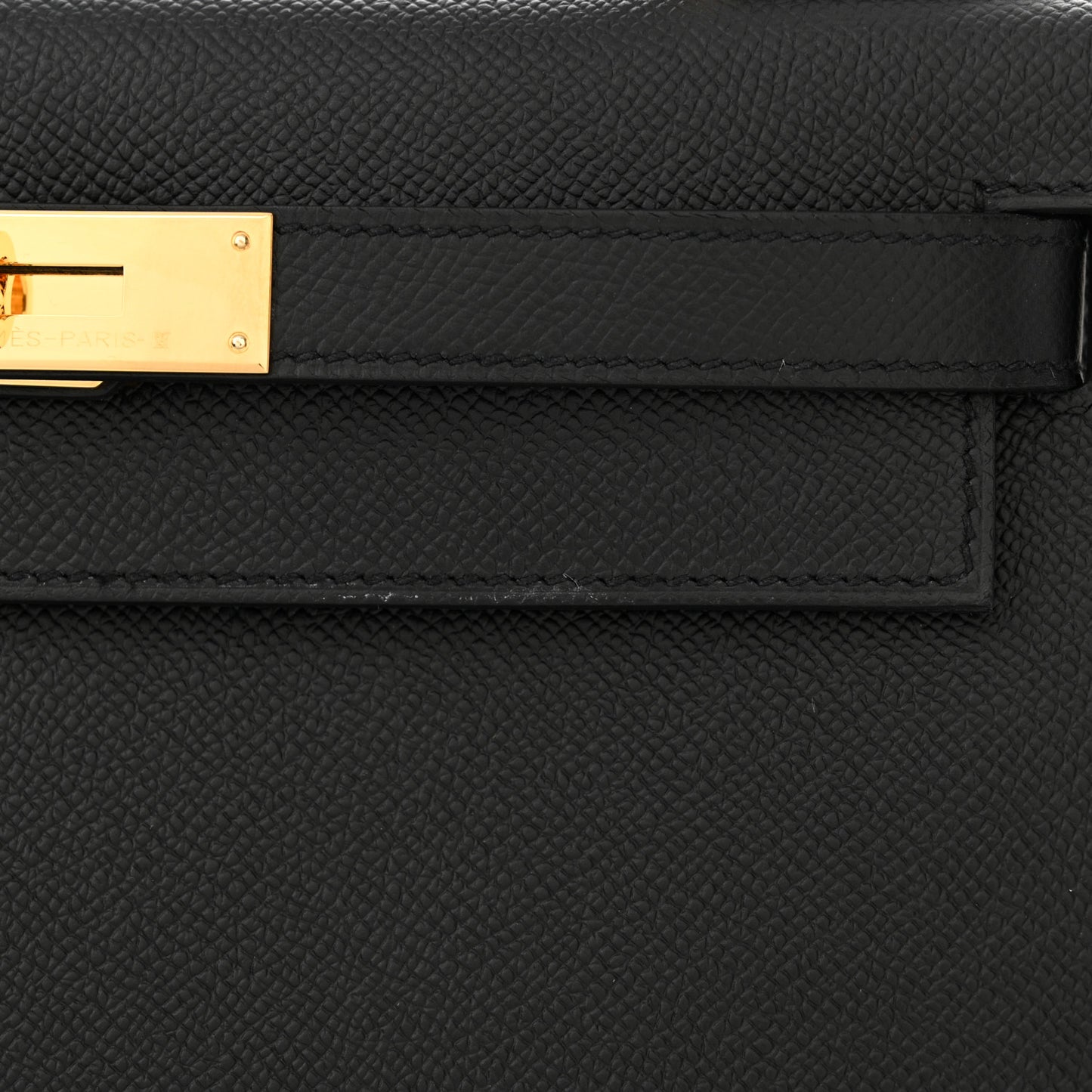 Madame Calfskin Kelly Sellier 28 Black