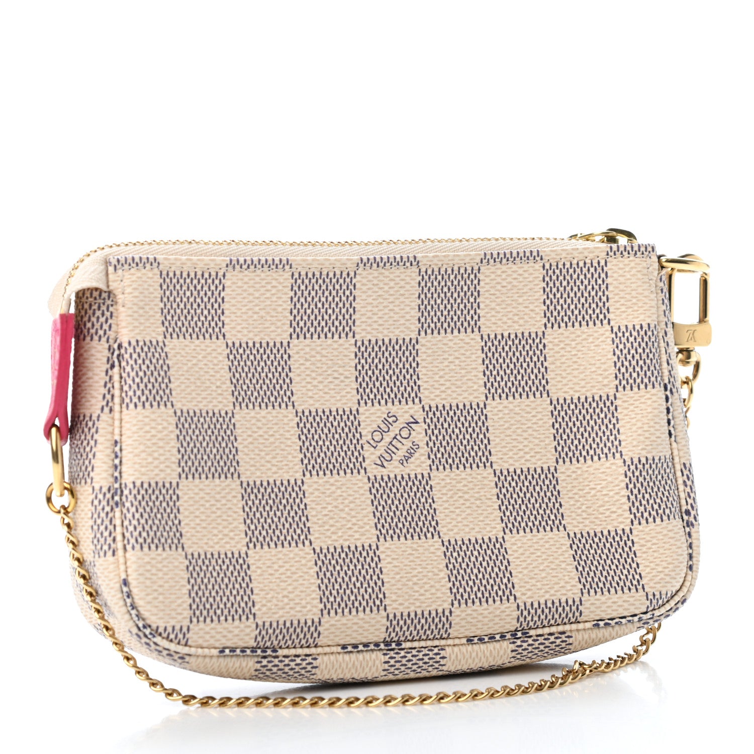Louis Vuitton Damier Azur 2017 Christmas Animation Mini Pochette Accessories 2 of 4
