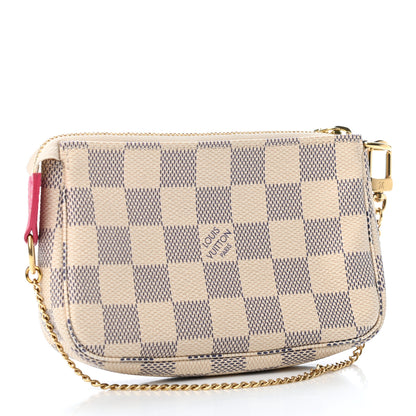 Louis Vuitton Damier Azur 2017 Christmas Animation Mini Pochette Accessories 2 of 4