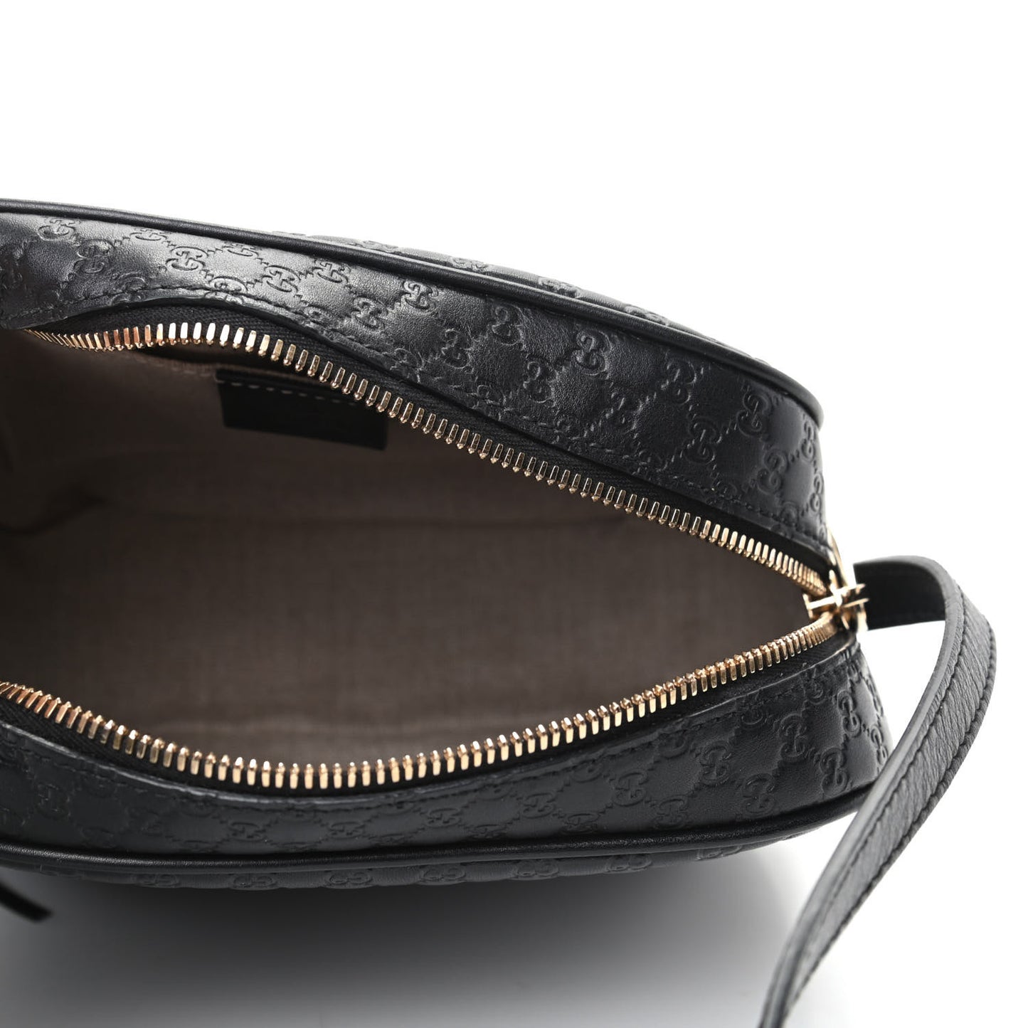 Microguccissima Mini Bree Messenger Bag Black