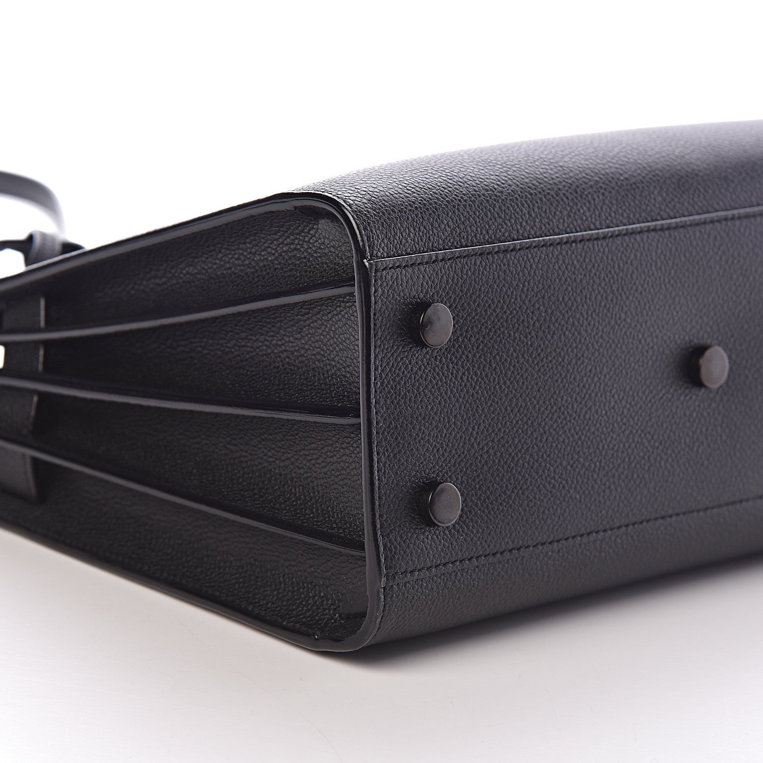 Saint Laurent Grained Calfskin Baby Sac De Jour Black 8 of 9
