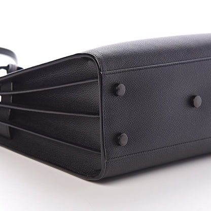 Saint Laurent Grained Calfskin Baby Sac De Jour Black 8 of 9