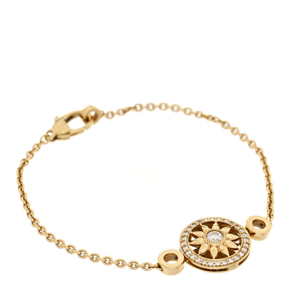 Harry Winston 18K Yellow Gold Diamond Gates Bracelet 1 of 4