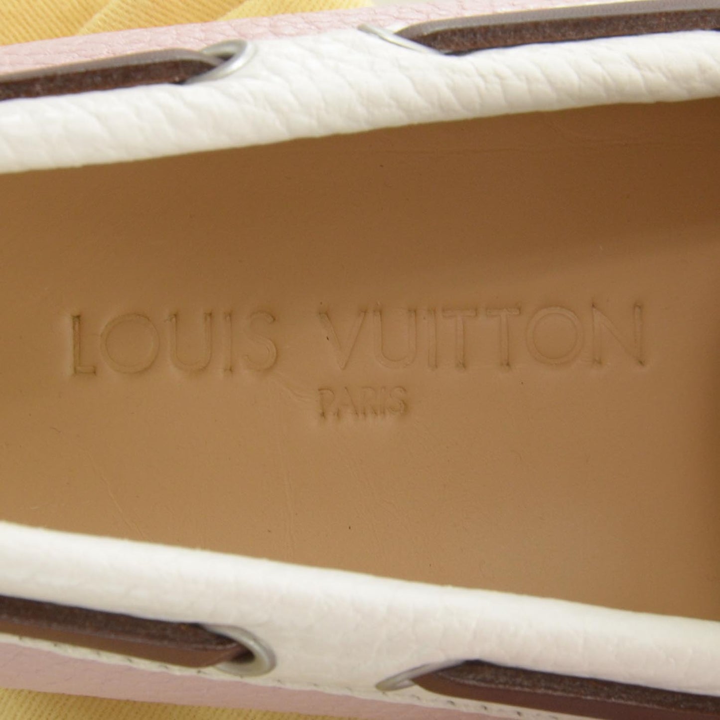 Mens Leather Mocassin Navajo Loafers White Rose Narrow 8 US