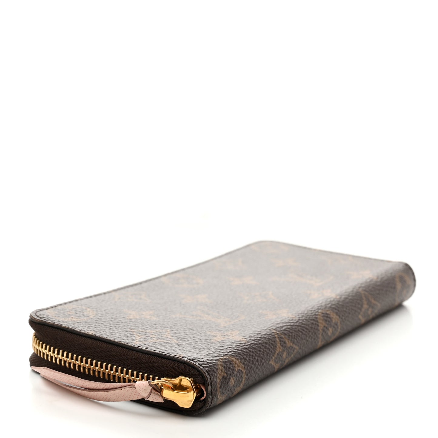 Monogram Clemence Wallet Rose Ballerine