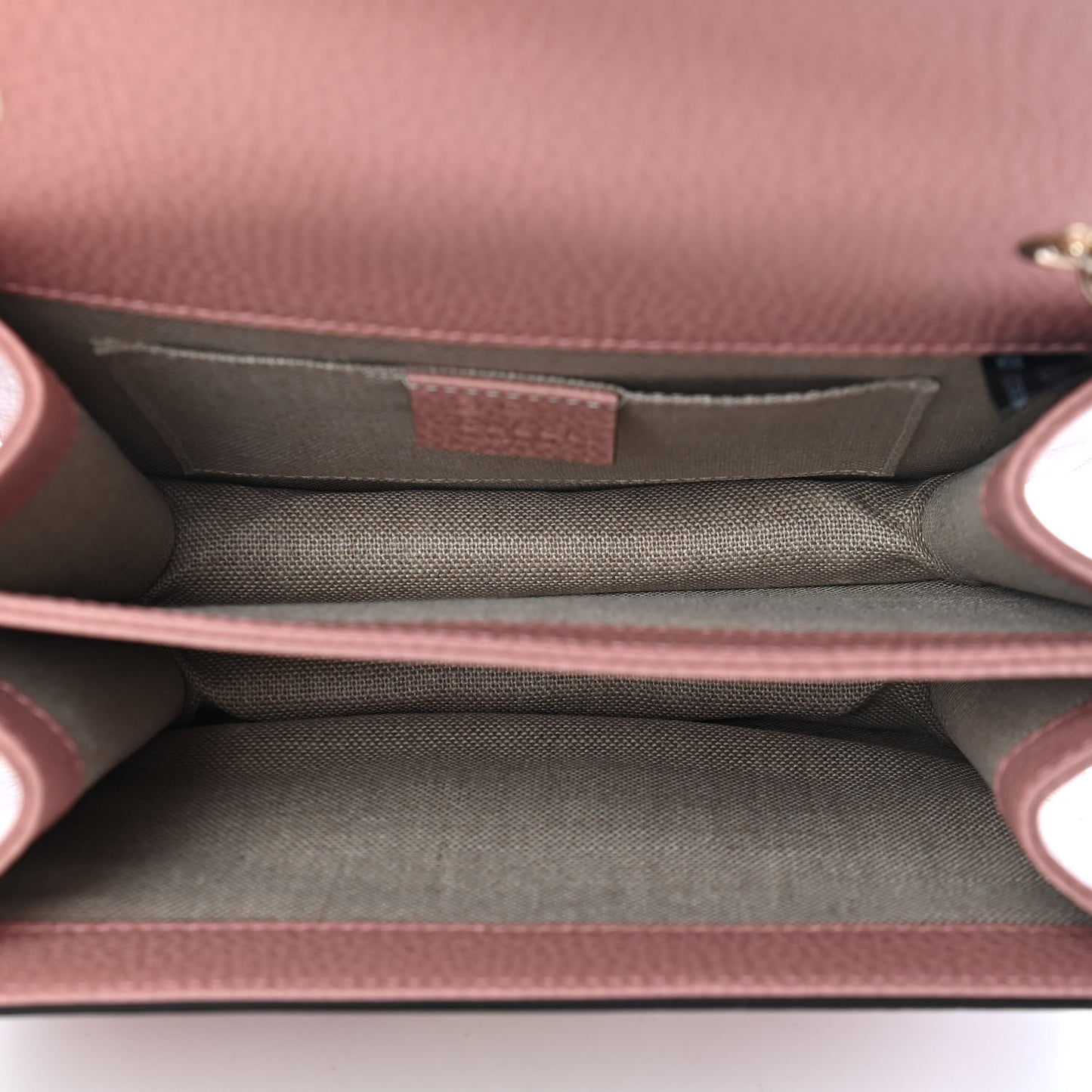 Dollar Calfskin Small Interlocking G Shoulder Bag Soft Pink