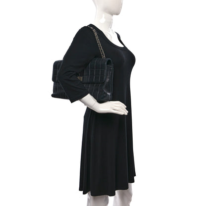 Chanel Lambskin Square Stitched Reissue Multi Pocket Flap Black 2 of 13