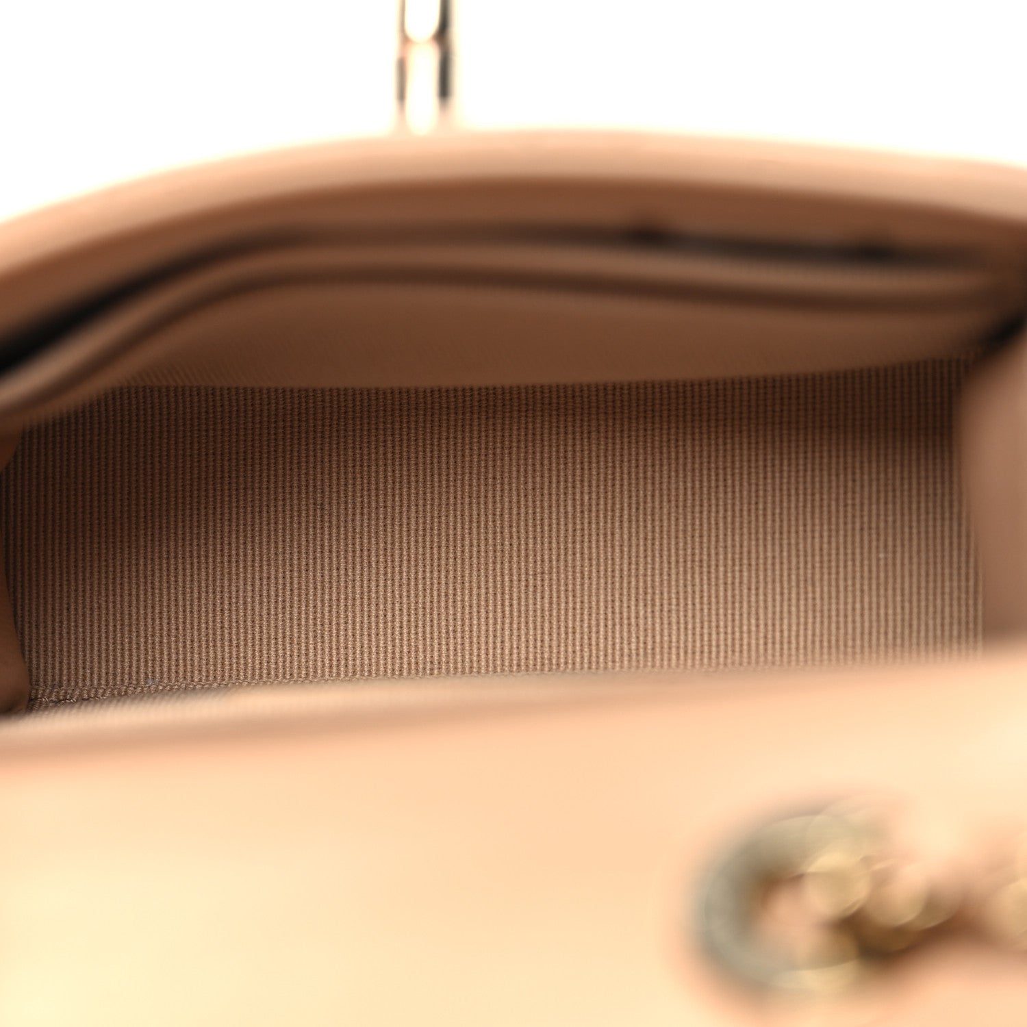 Chanel Lambskin Quilted Mini Trendy CC Clutch With Chain Beige 5 of 10