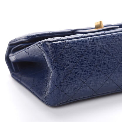 Chanel Caviar 2.55 Reissue 224 Flap Dark Blue 8 of 10
