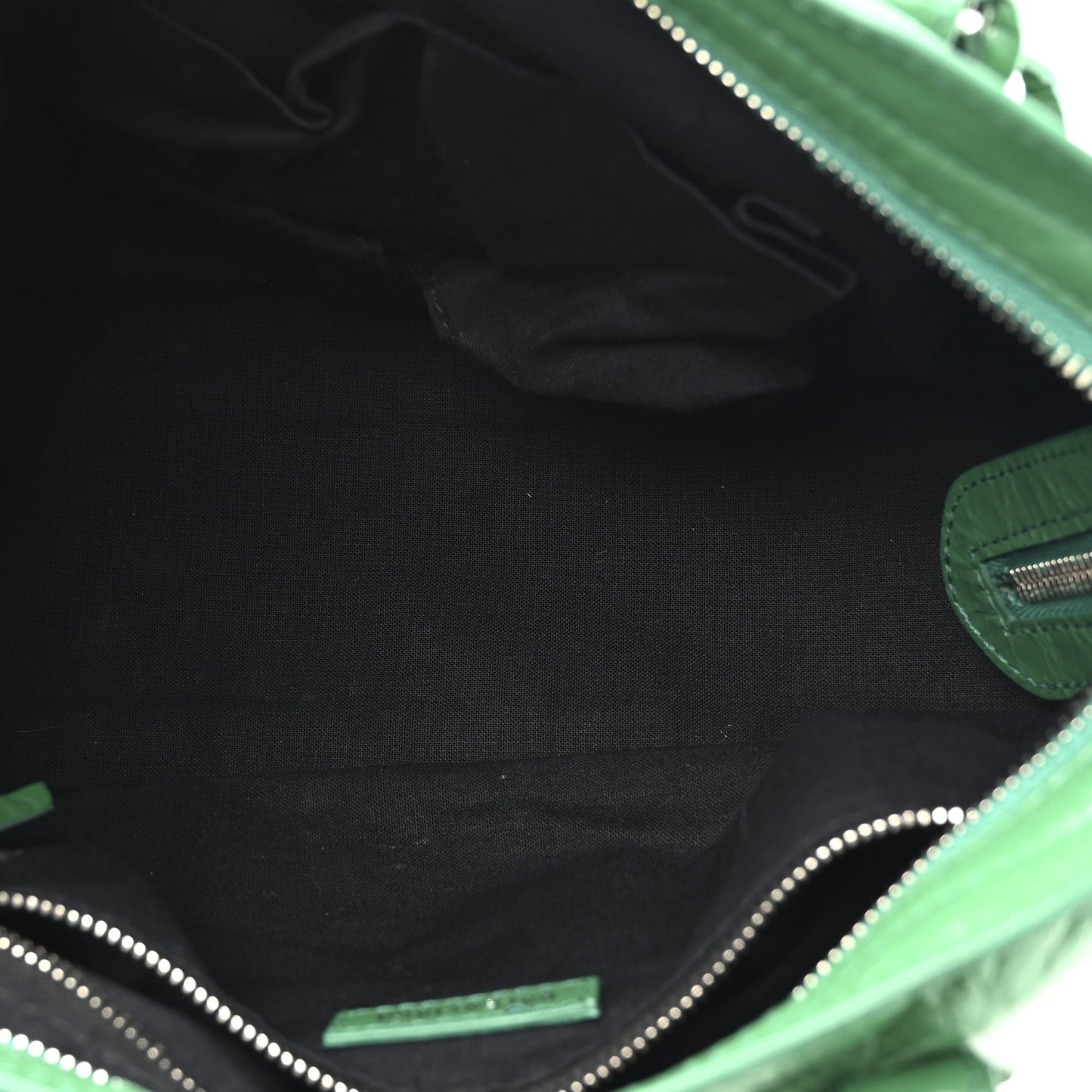 Agneau Classic Silver Hardware S City Magic Green