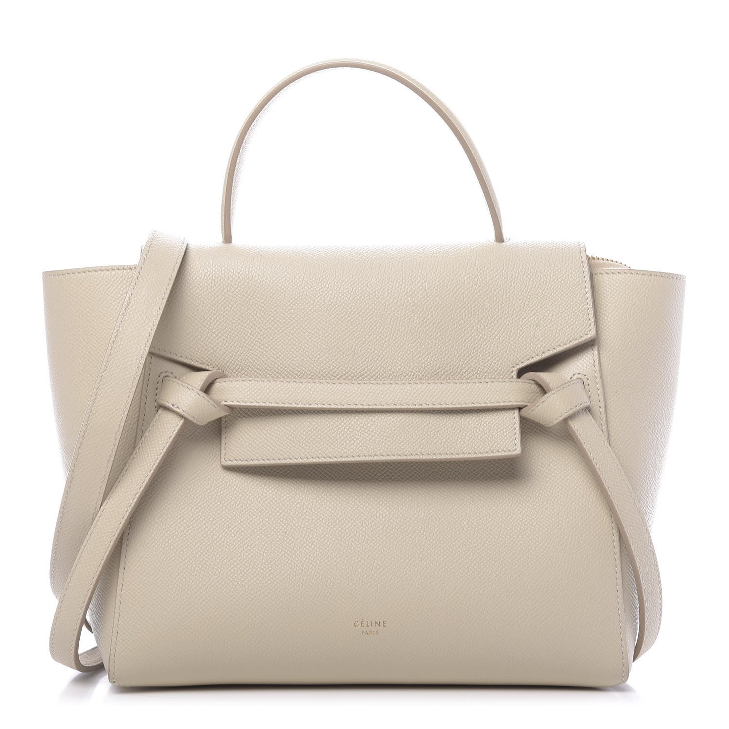 Grained Calfskin Micro Belt Bag Linen