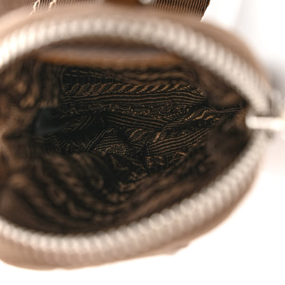 Prada Tessuto Nylon Saffiano Re-Edition 2005 Shoulder Bag Cacao 6 of 15