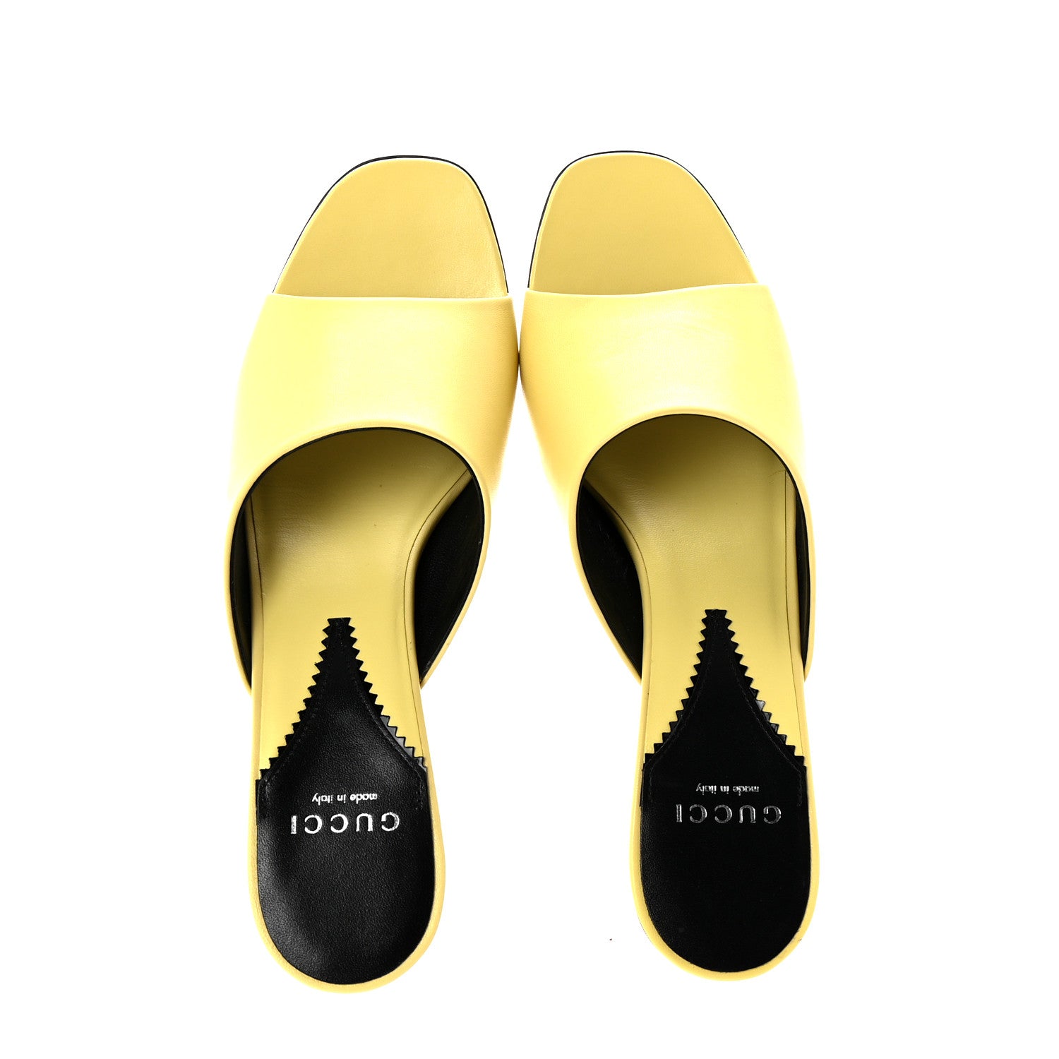 Gucci Malaga Kid Interlocking G Sandals 39.5 Banana 2 of 10