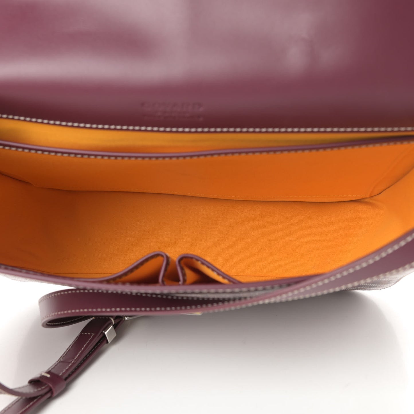Goyardine Belvedere II MM Messenger Bag Bordeaux