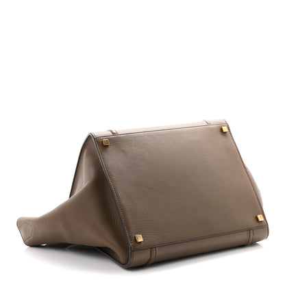 Celine Supple Calfskin Medium Phantom Luggage Khaki 4 of 13