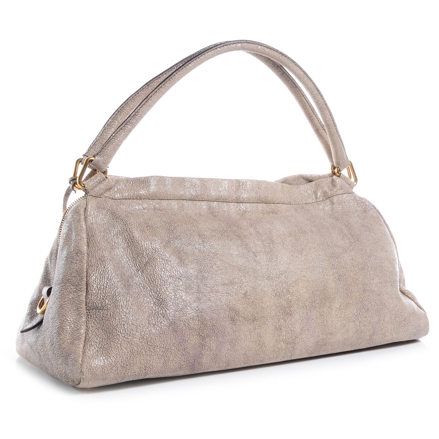 Craquele Shoulder Bag Talco
