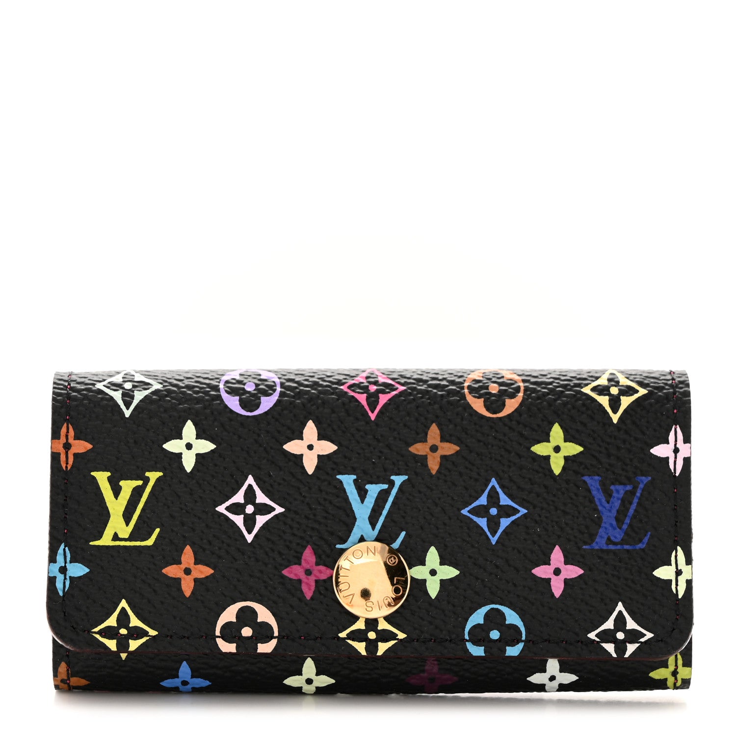 Louis Vuitton Monogram Multicolor Multicles 4 Key Holder Black Grenade 1 of 8