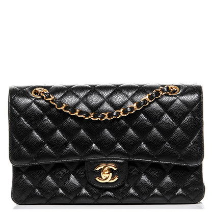 Chanel Caviar Quilted Medium Double Flap Black 1 of 8
