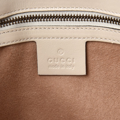 Gucci Calfskin Matelasse Small GG Marmont Shoulder Bag White 6 of 9