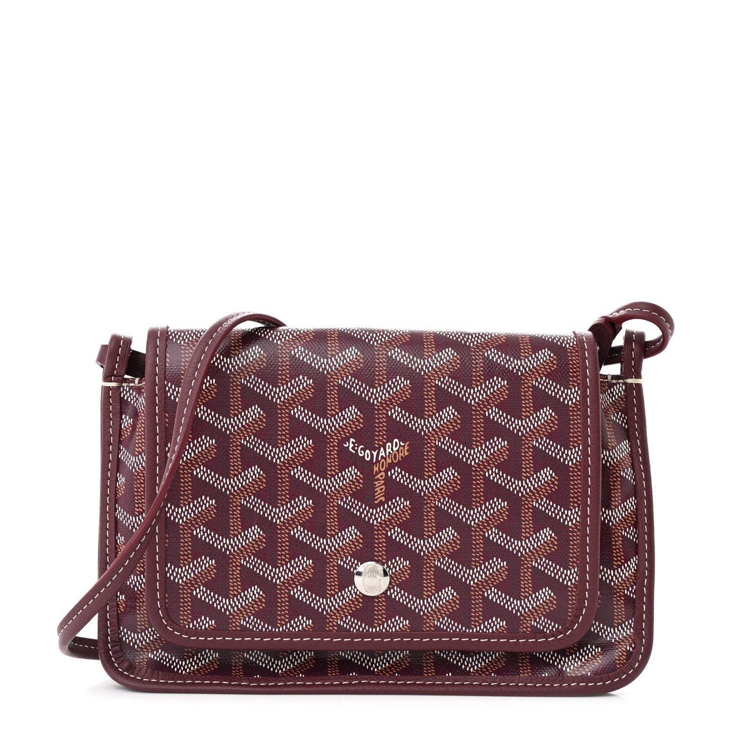 Goyardine Plumet Wallet Clutch Burgundy