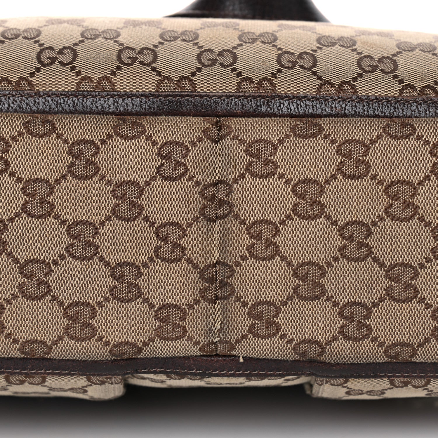 Gucci Monogram Abbey D Ring Tote Dark Brown 14 of 15