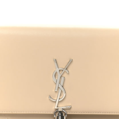 Saint Laurent Smooth Calfskin Classic Monogram Kate Tassel Chain Wallet Nude Powder 7 of 11